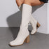 DAMENSTIEFEL MIT EINEM MASSIVEN BLOCKABSATZ | FÜR LANGE KLEIDER
